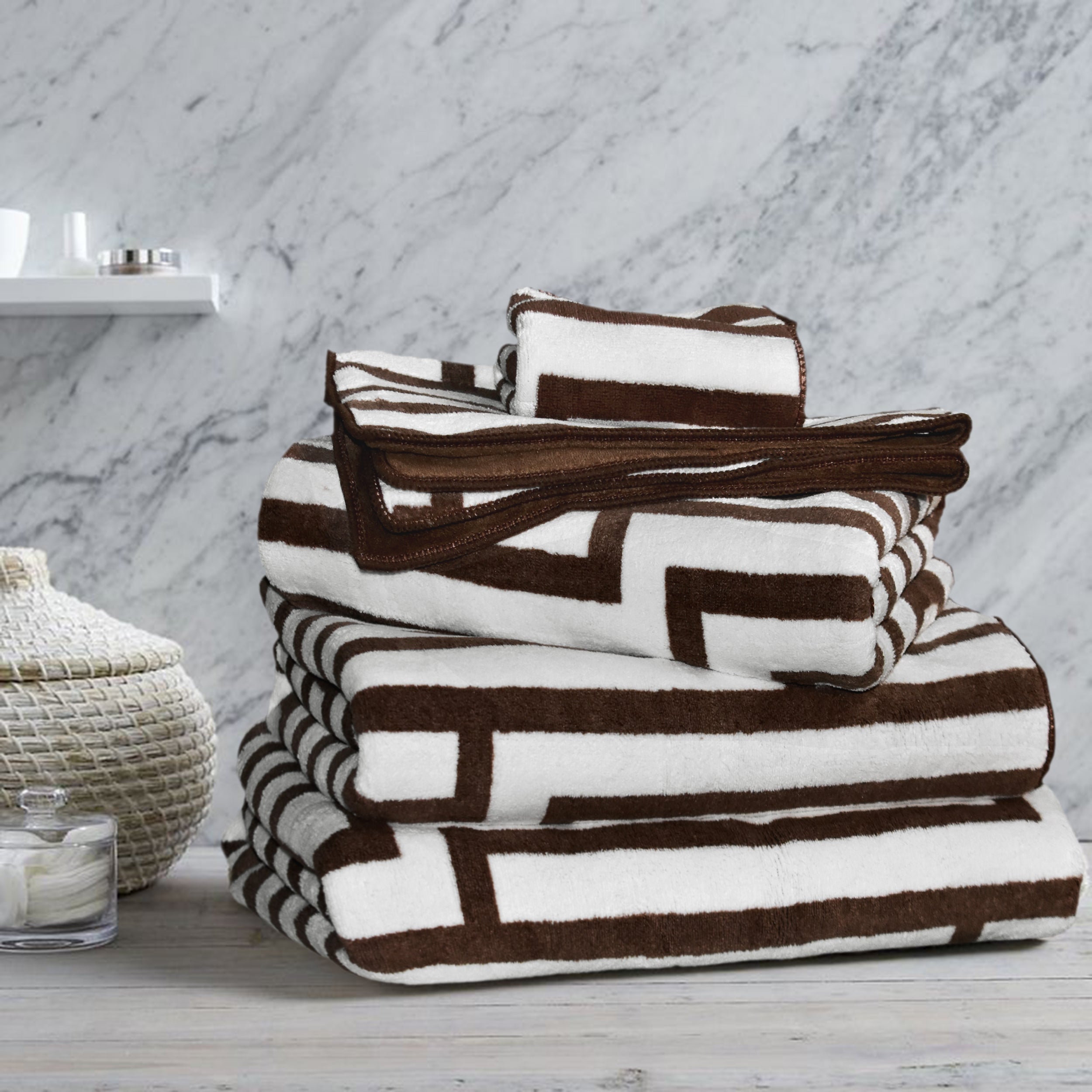 Moss Bath set – 4 Piece Towel Set