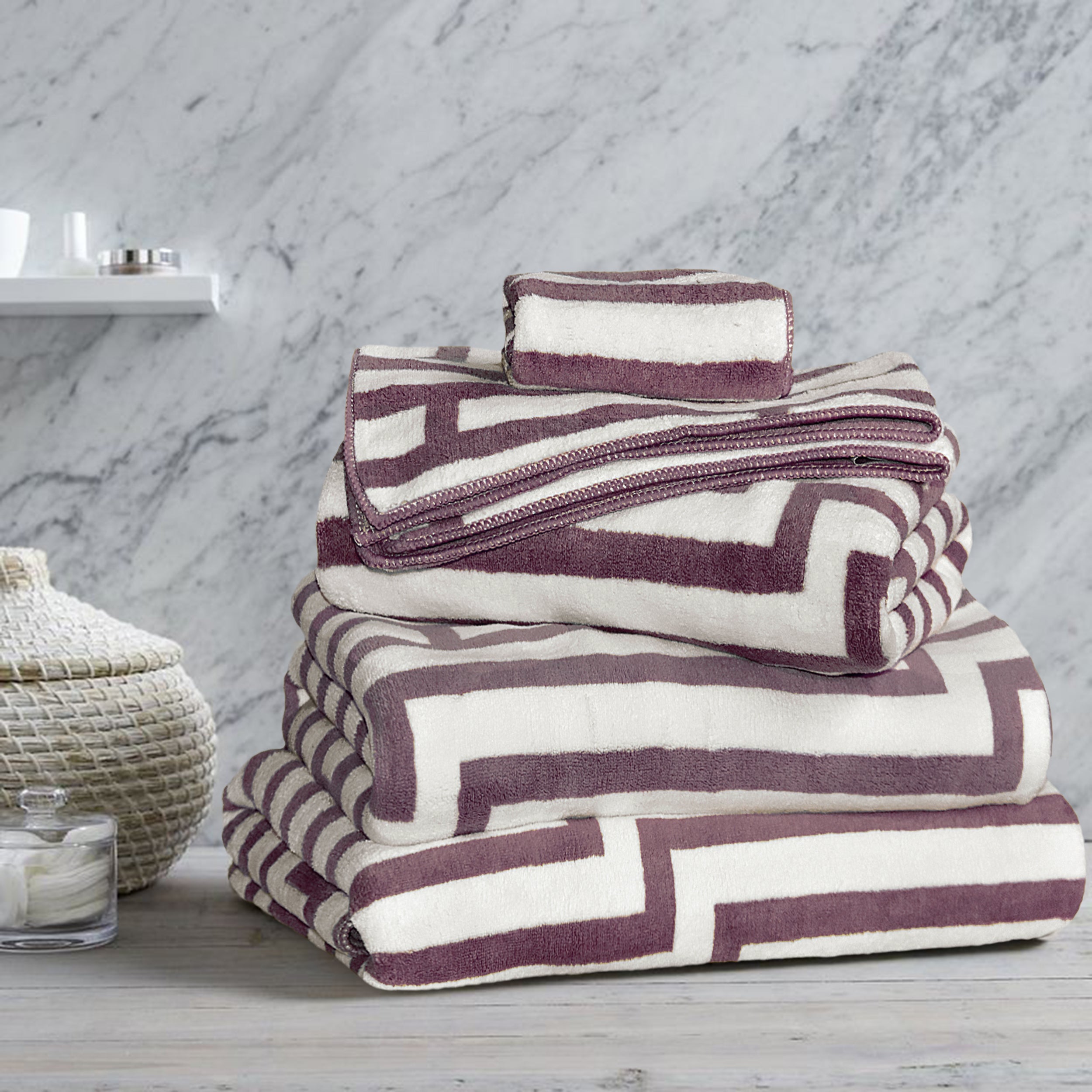 Moss Bath set – 4 Piece Towel Set