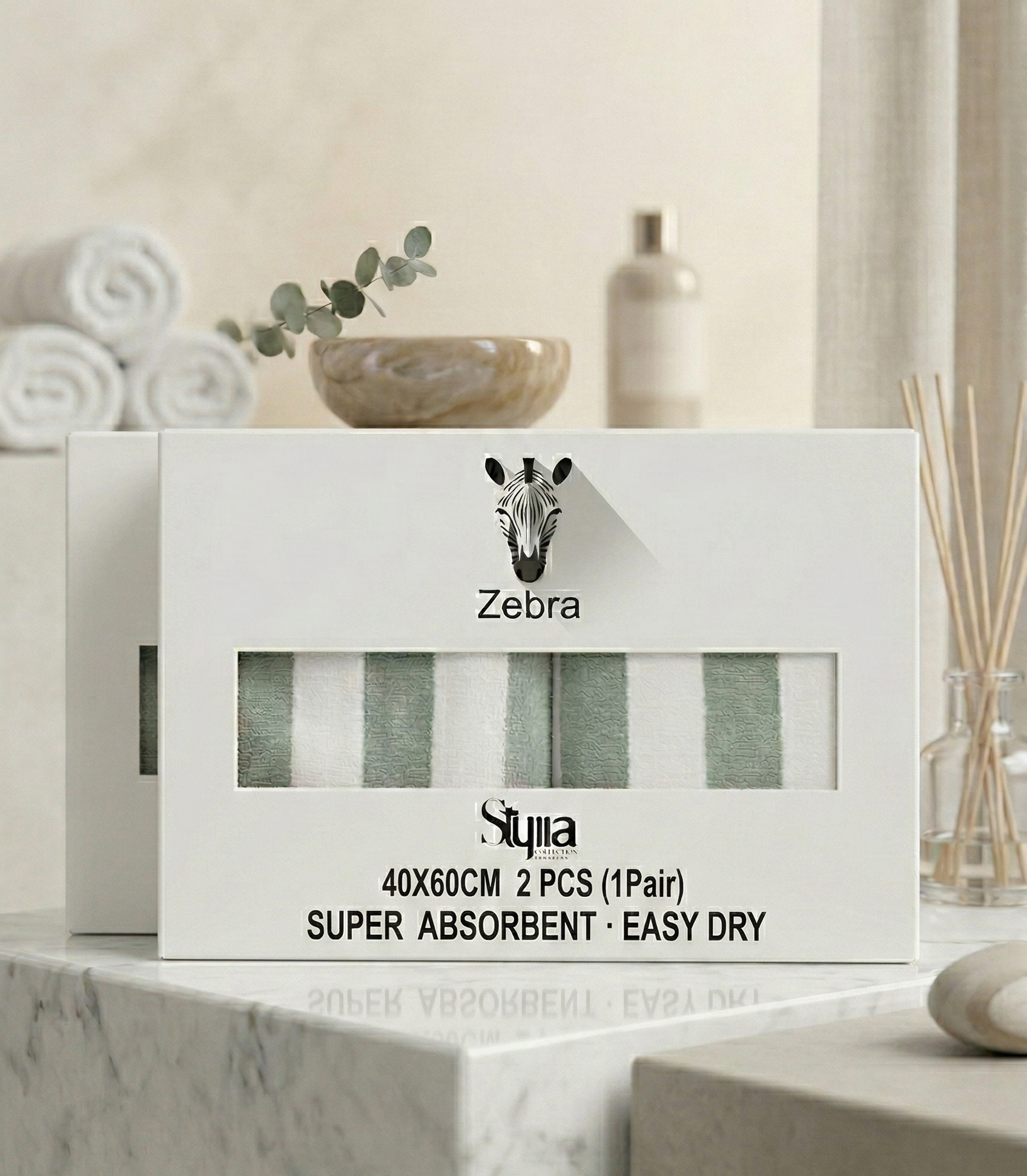 Zebra Hand Towel