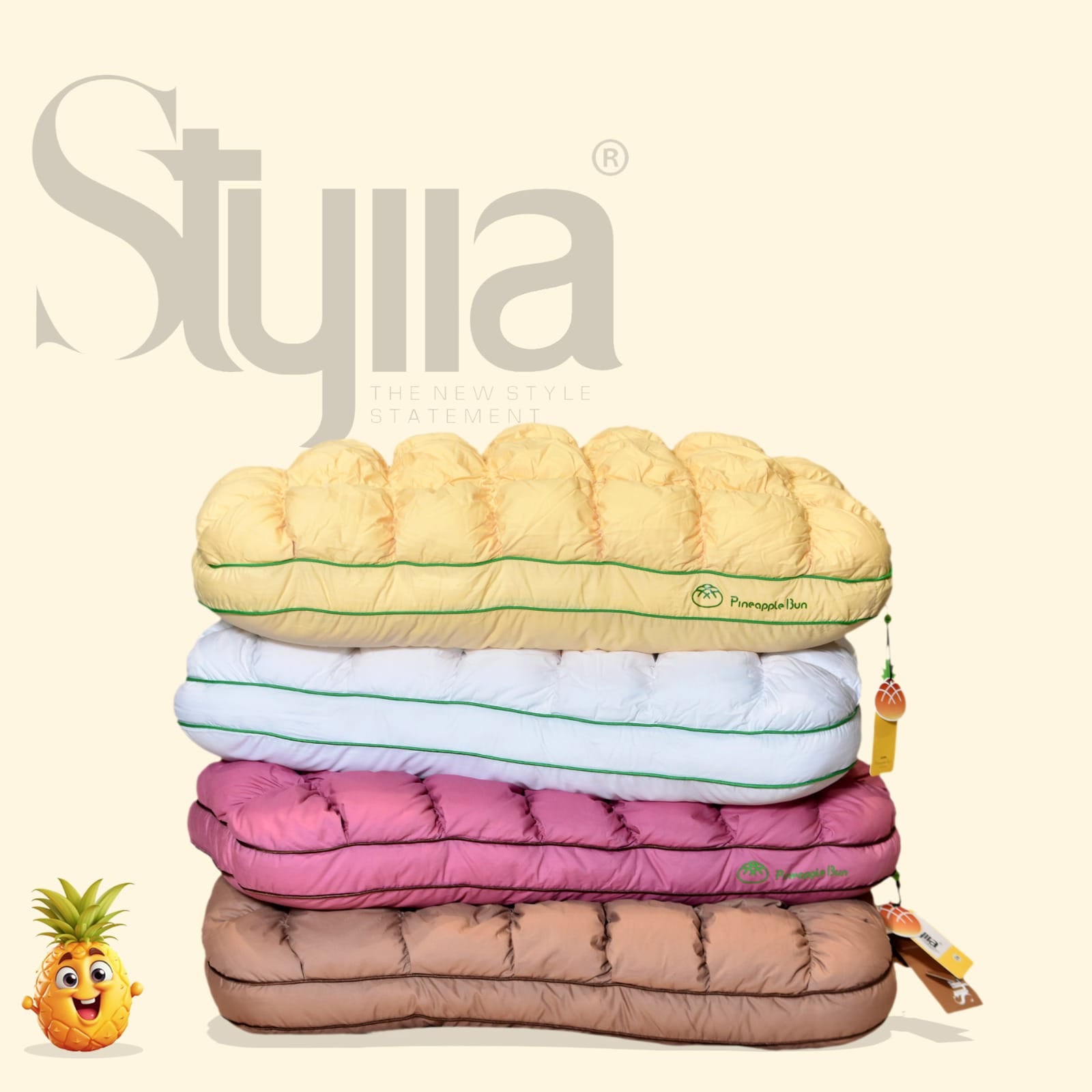 Pineapple Bun Pillow