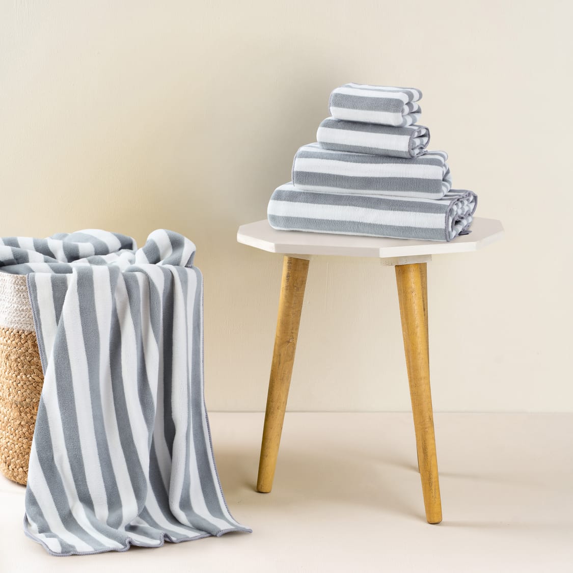 Zebra Bath Set – 4 Piece Towel Set