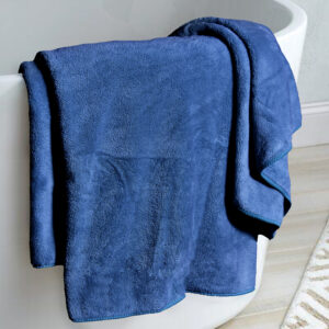 Tea Bath Towel - Midnight Blue